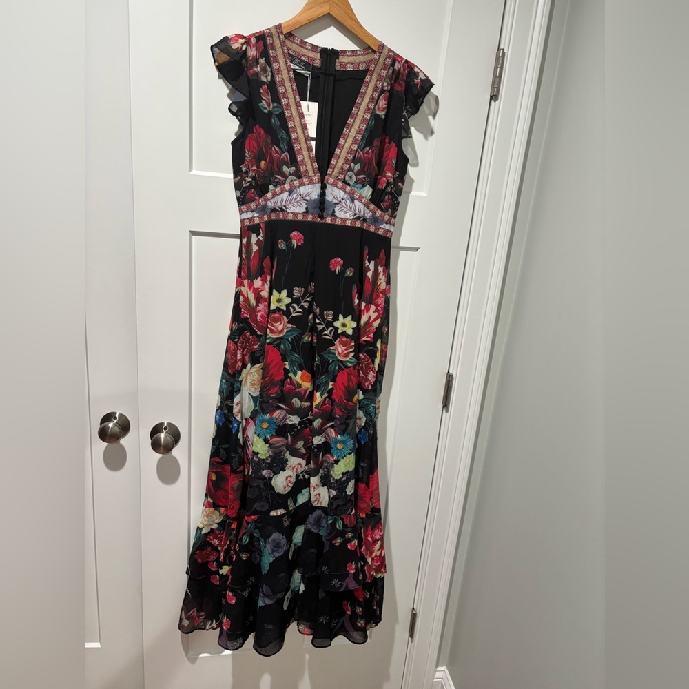 Dalia MacPhee Maxi Floral Dress